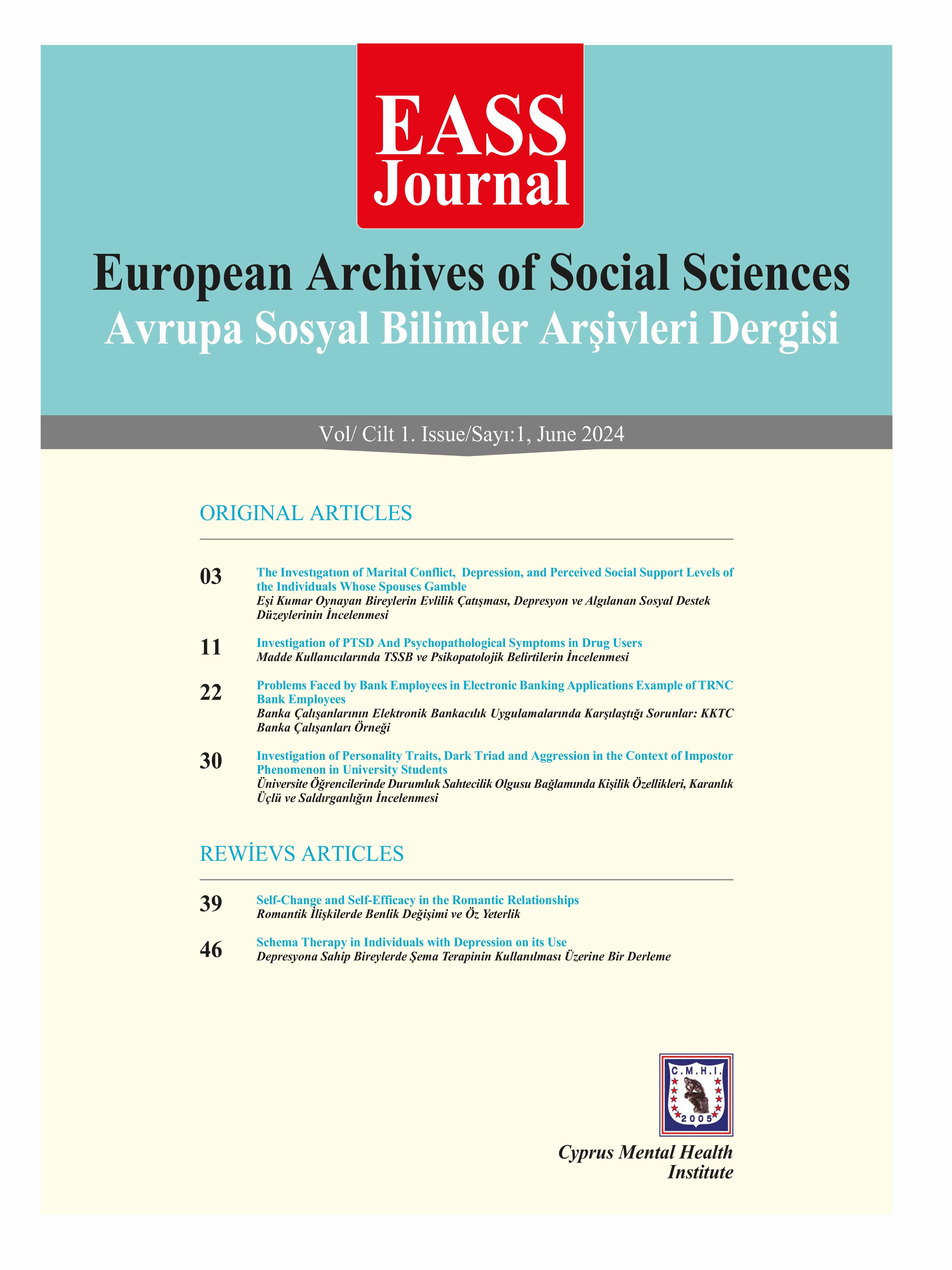 					View Vol. 1 No. 1 (2024): European Archives of Social Sciences
				