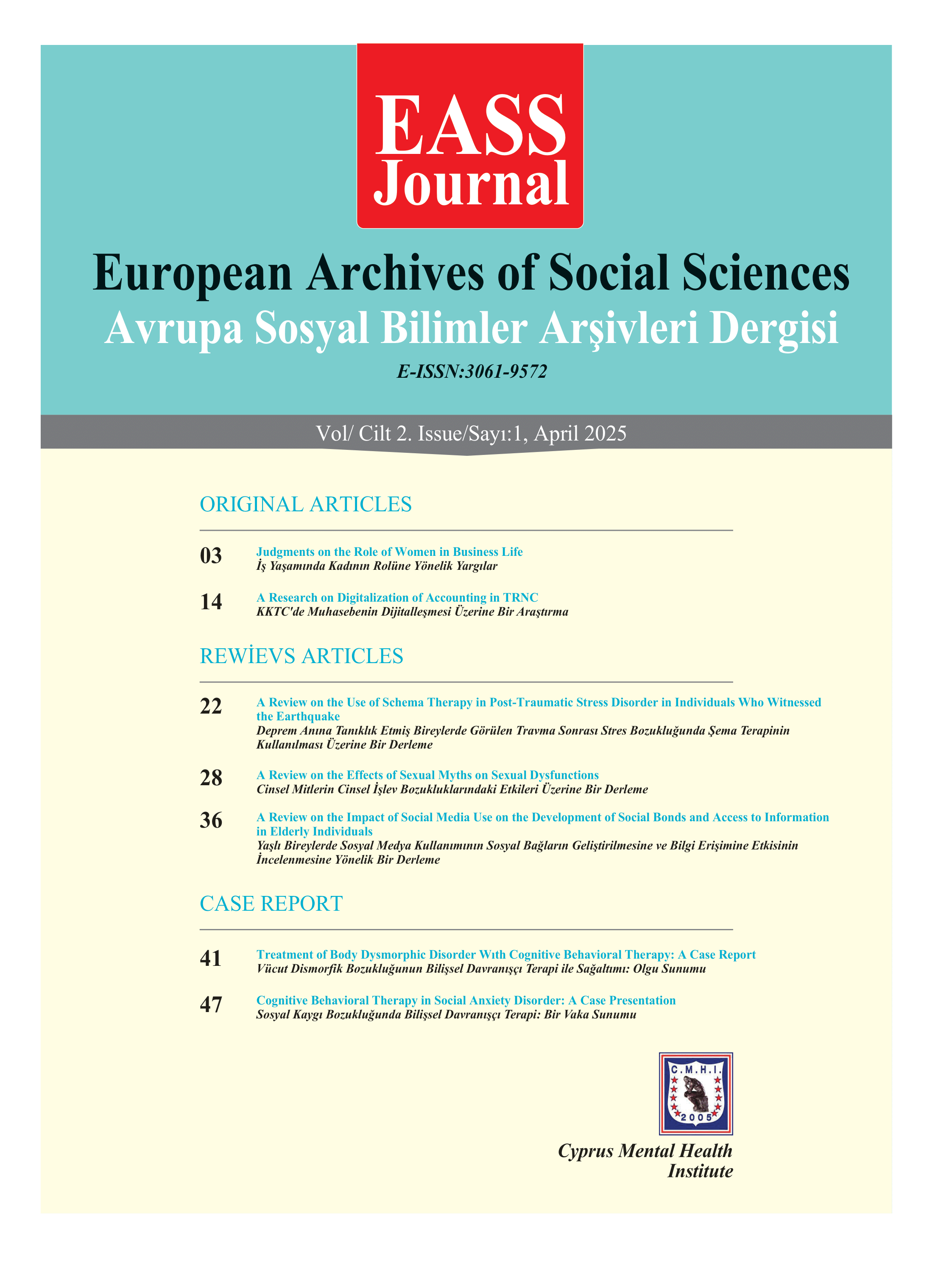 					Cilt 2 Sayı 1 (2025): Avrupa Sosyal Bilimler Arşivi Dergisi Gör
				
